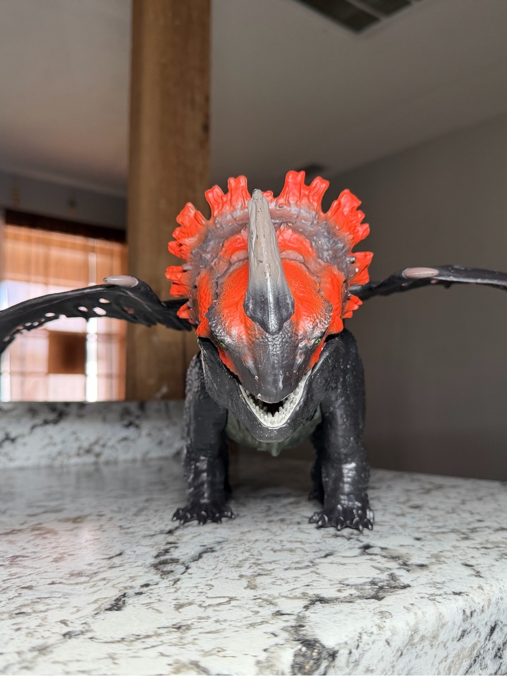 How to Train Your Dragon 2025 Volcano Island Titan Red Death Dragon With Sound - Picture 3 of 7
